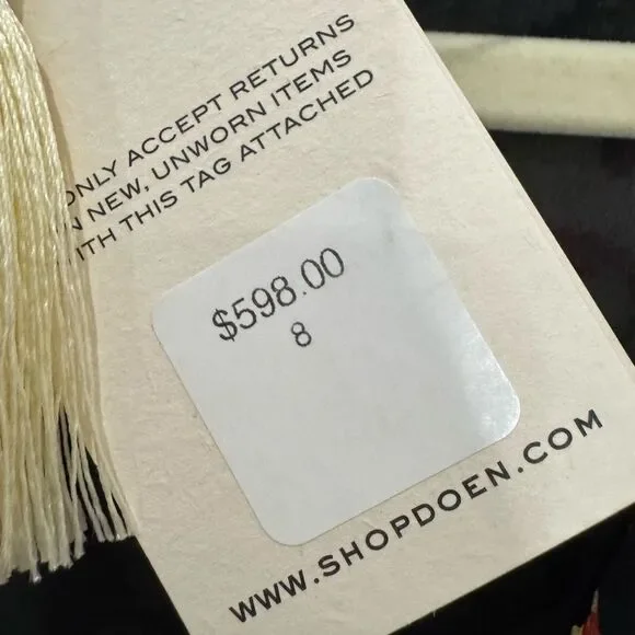 NWT DOEN Elizabeth Silk dress in Meadow Mirage - Picture 7 of 11